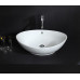 Умывальник CeramaLux 9019, Накладная, Овальная, Белый, Фаянс Умывальник CeramaLux 9019, Накладная, Овальная, Белый, Фаянс