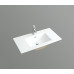 Умывальник CeramaLux 9090E, Прямоугольная, Белый, Фаянс Умывальник CeramaLux 9090E, Прямоугольная, Белый, Фаянс