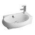 Умывальник CeramaLux 9100L, Подвесной, Прямоугольная, Белый, Фаянс Умывальник CeramaLux 9100L, Подвесной, Прямоугольная, Белый, Фаянс