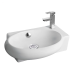 Умывальник CeramaLux 9100L, Подвесной, Прямоугольная, Белый, Фаянс Умывальник CeramaLux 9100L, Подвесной, Прямоугольная, Белый, Фаянс