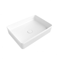 Раковина CeramaLux 9104RF, Накладная, Прямоугольная, Белый, Фаянс Раковина CeramaLux 9104RF, Накладная, Прямоугольная, Белый, Фаянс