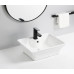 Умывальник CeramaLux 9108, Накладная, Прямоугольная, Белый, Фаянс Умывальник CeramaLux 9108, Накладная, Прямоугольная, Белый, Фаянс