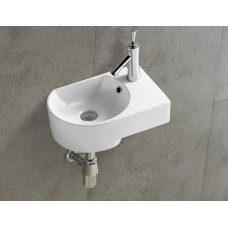 Умывальник CeramaLux 9273L, Подвесной, Белый, Фаянс