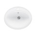 Умывальник CeramaLux 9413, Овальная, Белый, Фаянс Умывальник CeramaLux 9413, Овальная, Белый, Фаянс