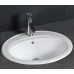 Умывальник CeramaLux 9413, Овальная, Белый, Фаянс Умывальник CeramaLux 9413, Овальная, Белый, Фаянс