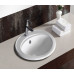 Умывальник CeramaLux 9413, Овальная, Белый, Фаянс Умывальник CeramaLux 9413, Овальная, Белый, Фаянс