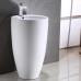 Умывальник CeramaLux B133, Напольный, Круглая, Белый, Фаянс Умывальник CeramaLux B133, Напольный, Круглая, Белый, Фаянс