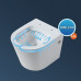 Унитаз CeramaLux B2330-2MDH, Подвесной, Безободковый, Круглая, Серый матовый, Серо-матовый, Фаянс Унитаз CeramaLux B2330-2MDH, Подвесной, Безободковый, Круглая, Серый матовый, Серо-матовый, Фаянс