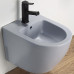 Биде CeramaLux В2342BDMHL, Голубой матовый, Подвесной, Круглая, Фаянс Биде CeramaLux В2342BDMHL, Голубой матовый, Подвесной, Круглая, Фаянс