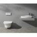 Унитаз CeramaLux CL2100, Подвесной, Круглая, Белый глянцевый, Бело-глянцевый, Фаянс