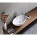 Умывальник CeramaLux D1104, Накладная, Овальная, Белый, Фаянс Умывальник CeramaLux D1104, Накладная, Овальная, Белый, Фаянс