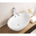 Умывальник CeramaLux D1104, Накладная, Овальная, Белый, Фаянс Умывальник CeramaLux D1104, Накладная, Овальная, Белый, Фаянс