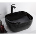 Умывальник CeramaLux D1302H004, Накладная, Прямоугольная, Черный, Фаянс Умывальник CeramaLux D1302H004, Накладная, Прямоугольная, Черный, Фаянс