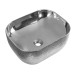 Умывальник CeramaLux D1302H009, Накладная, Прямоугольная, Серый, Фаянс