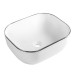 Умывальник CeramaLux D1302H011, Накладная, Прямоугольная, Фаянс Умывальник CeramaLux D1302H011, Накладная, Прямоугольная, Фаянс