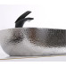 Умывальник CeramaLux D1333H021, Накладная, Прямоугольная, Белый, Фаянс