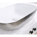 Умывальник CeramaLux D1333H021, Накладная, Прямоугольная, Белый, Фаянс