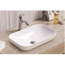 Раковина CeramaLux E408D, На раковину, Прямоугольная, Белый глянцевый, Фаянс Раковина CeramaLux E408D, На раковину, Прямоугольная, Белый глянцевый, Фаянс