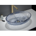 Раковина CeramaLux GL49-L1, Накладная, Овальная, Голубая, Стекло Раковина CeramaLux GL49-L1, Накладная, Овальная, Голубая, Стекло