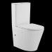 Унитаз CeramaLux TR2175, Напольный, Безободковый, Овальная, Белый, Фаянс