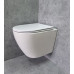 Унитаз CeramaLux TR2196, Подвесной, Безободковый, Круглая, Белый глянцевый, Фаянс Унитаз CeramaLux TR2196, Подвесной, Безободковый, Круглая, Белый глянцевый, Фаянс