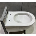 Унитаз CeramaLux Antica TR2196ZK, Подвесной, Безободковый, Овальная, Белый глянцевый, Фаянс