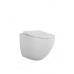 Унитаз CeramaLux Antica TR2196ZK, Подвесной, Безободковый, Овальная, Белый глянцевый, Фаянс