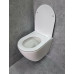 Унитаз CeramaLux Antica TR2196ZK, Подвесной, Безободковый, Овальная, Белый глянцевый, Фаянс