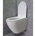 Унитаз CeramaLux Antica TR2196ZK, Подвесной, Безободковый, Овальная, Белый глянцевый, Фаянс