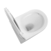 Унитаз CeramaLux TR5178, Подвесной, Безободковый, Круглая, Белый глянцевый, Фаянс Унитаз CeramaLux TR5178, Подвесной, Безободковый, Круглая, Белый глянцевый, Фаянс