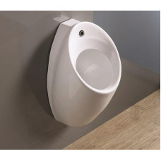 Писсуар CeramaLux X560P, Белый, Подвесной, Округлая, Фаянс