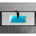 Умывальник CeramaLux YJ803-80, Прямоугольная, Белый, Фаянс Умывальник CeramaLux YJ803-80, Прямоугольная, Белый, Фаянс