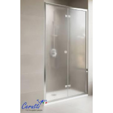 Душевая дверь Ceruttispa BELLA D101F 100х195, Хром, Складные, Стекло