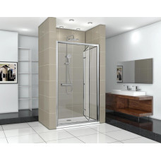Душевая дверь Ceruttispa Bella BELLA D81T 80х195, Хром, Складные, Стекло