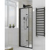 Шторка для ванны Ceruttispa Bella BELLA D91B 90х195, Черный, Складные, Алюминий