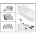 Ванна Ceruttispa C-454A 170х120, прямоугольная, белый глянцевый, акрил, гидромассаж, пристенная Ванна Ceruttispa C-454A 170х120, прямоугольная, белый глянцевый, акрил, гидромассаж, пристенная