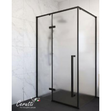 Душевой уголок Ceruttispa C1AF L 120х90, Левая, Белый