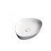 Раковина Ceruttispa Aco CR0021C 50х40, Накладная, Треугольная, Белый, Керамика отверстие под Раковина Ceruttispa Aco CR0021C 50х40, Накладная, Треугольная, Белый, Керамика отверстие под