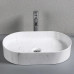 Раковина Ceruttispa Aco CR0055B MMW1 50х35, Накладная, Овальная, Белый, Сантехнический фарфор Раковина Ceruttispa Aco CR0055B MMW1 50х35, Накладная, Овальная, Белый, Сантехнический фарфор