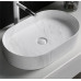 Раковина Ceruttispa Aco CR0055B MMW1 50х35, Накладная, Овальная, Белый, Сантехнический фарфор Раковина Ceruttispa Aco CR0055B MMW1 50х35, Накладная, Овальная, Белый, Сантехнический фарфор