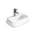 Раковина Ceruttispa Aco CR0061 53х37, Накладная, Прямоугольная, Белый, Керамика отверстие под Раковина Ceruttispa Aco CR0061 53х37, Накладная, Прямоугольная, Белый, Керамика отверстие под