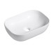 Раковина Ceruttispa Aco CR0078B 46х33, Накладная, Прямоугольная, Белый, Керамика отверстие под