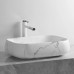 Раковина Ceruttispa Aco CR0086 MMW2 56,5х40, Накладная, Прямоугольная, Белый мрамор матовый, Керамика отверстие под Раковина Ceruttispa Aco CR0086 MMW2 56,5х40, Накладная, Прямоугольная, Белый мрамор матовый, Керамика отверстие под