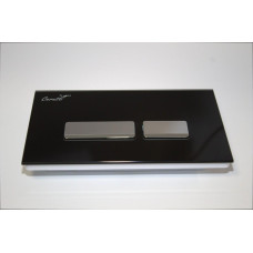 Унитаз Ceruttispa CR06BK 245х185, Настенный, Черный, Стекло