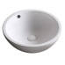 Раковина Ceruttispa Aco CR1001 45х45, Накладная, Круглая, Белый, Керамика отверстие под