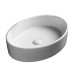 Раковина Ceruttispa Aco CR7016 50х35,5, Накладная, Овальная, Белый, Керамика отверстие под