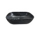 Раковина Ceruttispa CR8215MMB 45,5х32, Накладная, Прямоугольная, Черный матовый, Черный матовый мрамор, Керамика отверстие под