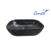 Раковина Ceruttispa CR8217MMB 50х39,5, Накладная, Прямоугольная, Черный матовый, Черный матовый мрамор, Керамика отверстие под Раковина Ceruttispa CR8217MMB 50х39,5, Накладная, Прямоугольная, Черный матовый, Черный матовый мрамор, Керамика отверстие под