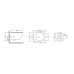 Унитаз Ceruttispa Orlter CT10017 48х36, Подвесной, Безободковый, Овальная, Черный матовый, Керамика