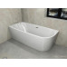 Ванна Ceruttispa Ami CT10090 170х75, овальная, белый глянцевый, акрил, угловая
